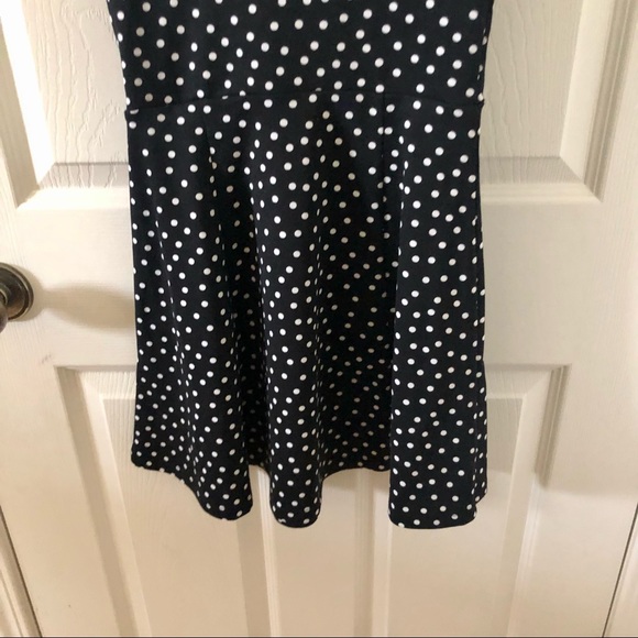 H&M Fit and Flare Polka Dot Dress - Picture 7 of 7